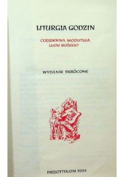 Liturgia Godzin Codzienna Modlitwa Ludu Bożego