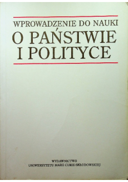 Wprowadzenie do nauki o państwie i polityce