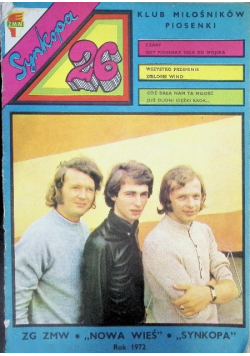 Klub Miłośników Piosenki Synkopa Nr 26 / 72