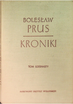 Prus Kroniki Tom 16