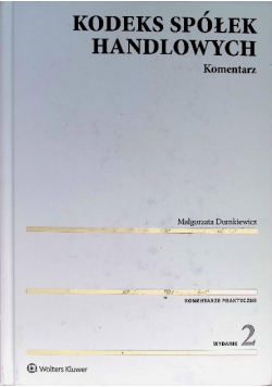 Kodeks spółek handlowych. Komentarz