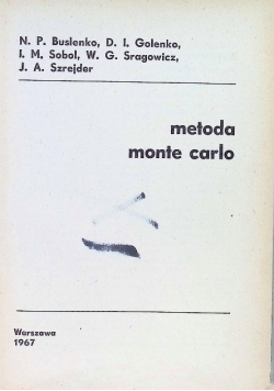 Metoda Monte Carlo