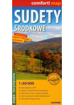 Sudety Środkowe mapa turystyczna 1 60 000