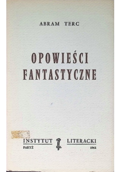 Opowieści fantastyczne
