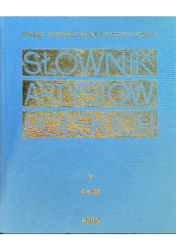 Słownik artystów polskich Tom V