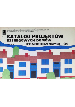 Katalog projektów szeregowych domów jednorodzinnych 84
