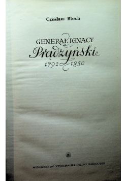 Generał Ignacy Prądzyński 1792 - 1850