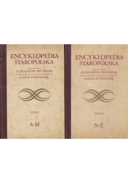 Encyklopedia staropolska Tom I i II