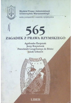 565 zagadek z prawa rzymskiego