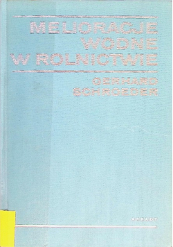 Melioracje wodne w rolnictwie