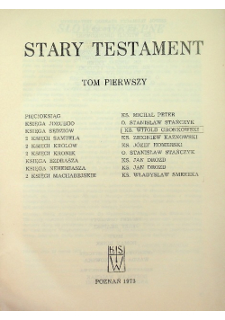 Pismo Święte Starego i Nowego Testamentu