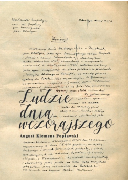 Ludzie dnia wczorajszego