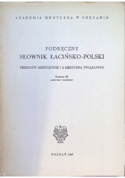 Podręczny Słownik Łacińsko -Polski