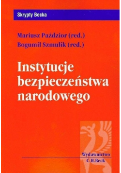 Instytucje bezpieczeństwa narodowego