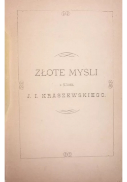 Złote myśli 1879 r.