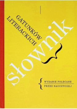 Słownik gatunków literackich