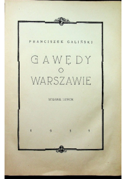 Gawędy o Warszawie