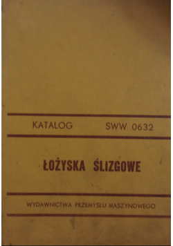 Katalog Łożyska ślizgowe