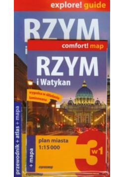 Rzym i Watykan przewodnik atlas mapa 3 w 1