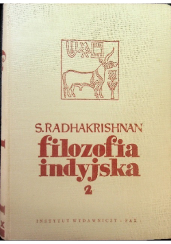 Filozofia Indyjska Tom 2
