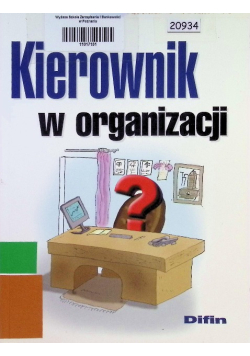 Kierownik w organizacji