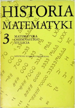 Historia matematyki Tom III