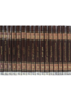Historia Literatury Światowej Tom 1 do 16