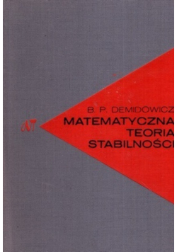 Matematyczna teoria stabilności