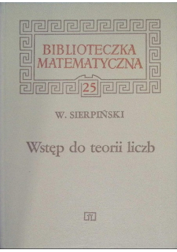Wstęp do teorii liczb Tom 25