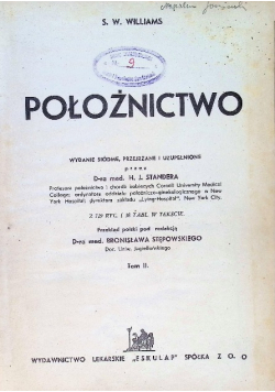 Położnictwo 1938 r.
