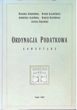 Ordynacja podatkowa Komentarz