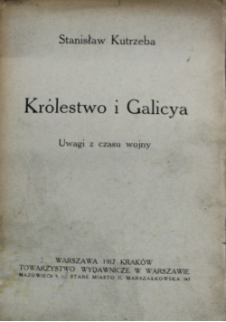 Królestwo i Galicya 1917 r.