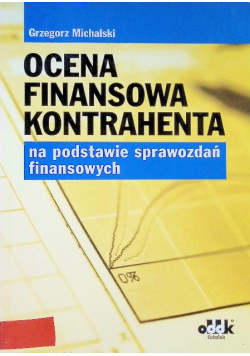 Ocena finansowa kontrahenta
