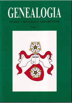 Genealogia studia i materiały historyczne Tom 7