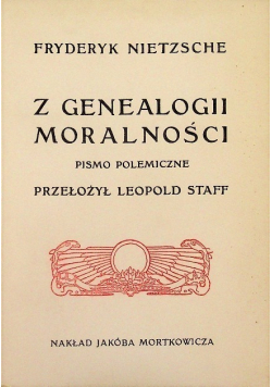 Z genealogii moralności