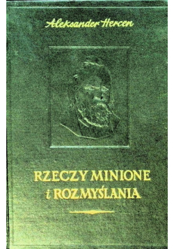 Rzeczy minione i rozmyślania Tom II