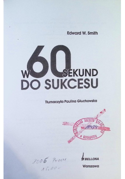 W 60 sekund do sukcesu