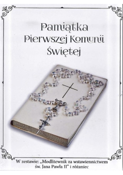 Modlitewnik z różańcem Pamiątka I Komunii Świętej