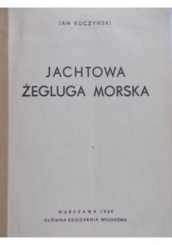Jachtowa żegluga morska  1939 r.