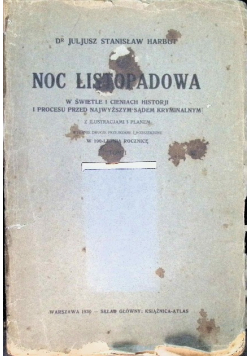 Noc listopadowa Tom 1 1930 r.