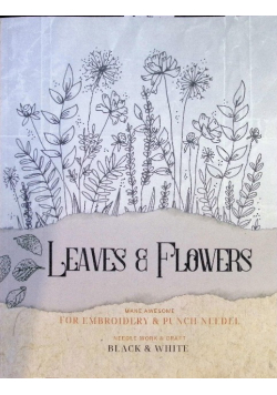 Leaves & flowers for embroidery