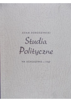 Studia polityczne 1947r.