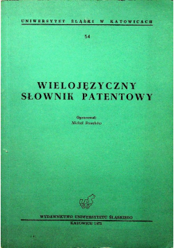 Wielojęzyczny słownik patentowy