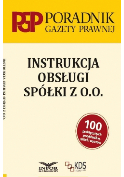 Instrukcja obsługi Spółki z o.o.