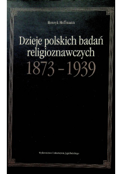 Dzieje polskich badań religioznawczych 1873 1939