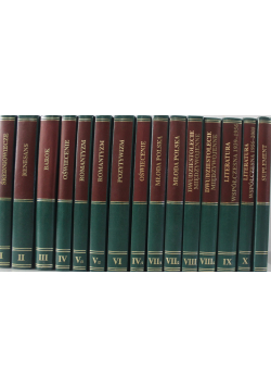 Historia Literatury Polskiej Tomy 1 do 15