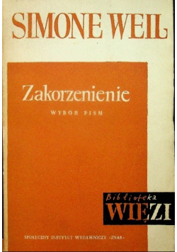 Zakorzenienie Wybór pism