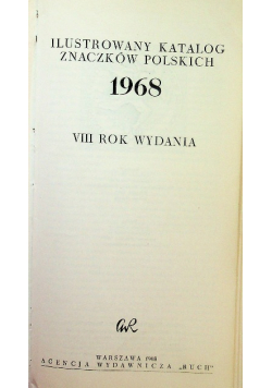 Ilustrowany katalog znaczków polskich 1968