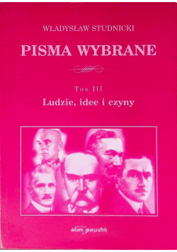 Studnicki Pisma wybrane Tom III