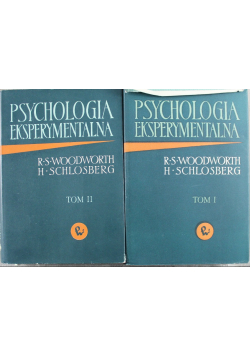 Psychologia Eksperymentalna Tom 1 i 2